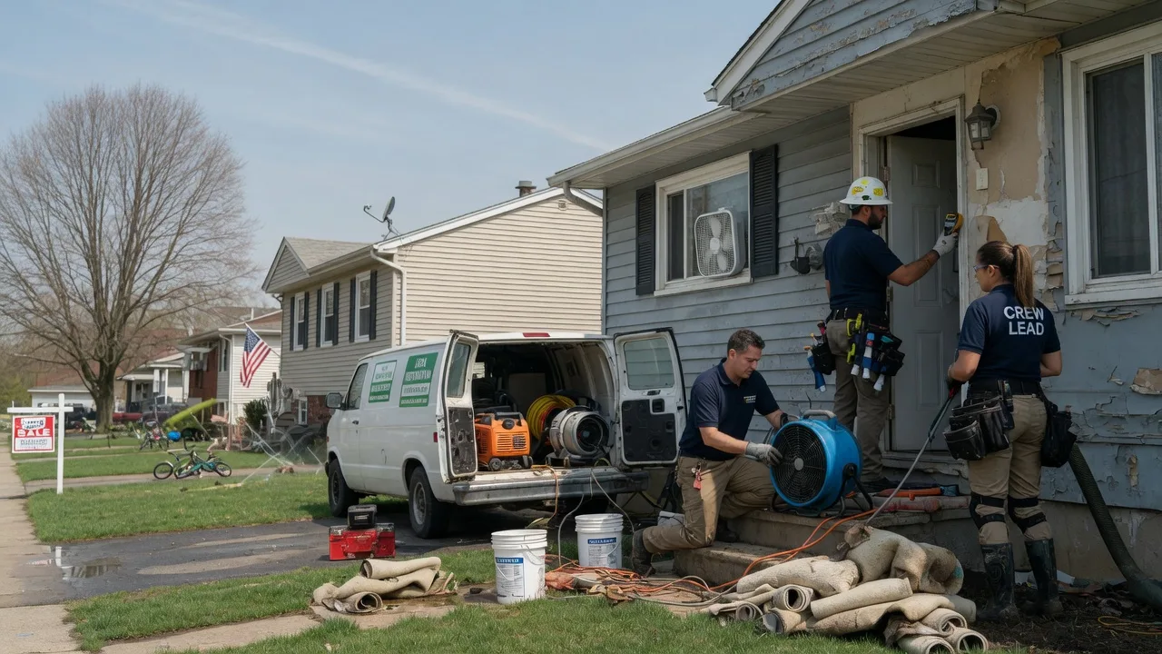 Flood Cleanup in Greentown, IN near me